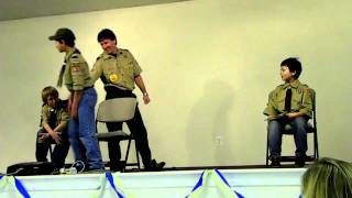 Webelos II Skit  The Magic Chair [upl. by Drofliw]