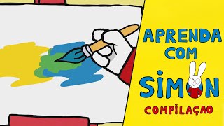 Simon Compilação Aprenda com Simon Português Brasileiro Oficial Desenhos animados para crianças [upl. by Nayek]