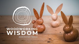 Woodturned Bunny  Woodworking Wisdom [upl. by Oiraved]