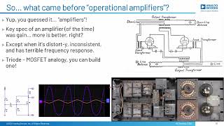 A bit of OpAmp History and Applications [upl. by Llerrehs]