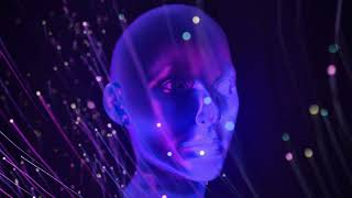 Face Technology  4k Free Stock Footage Copyright Free Background 10sec loop [upl. by Danuloff]