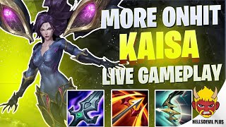 More OnHit Kaisa  Wild Rift HellsDevil Plus Gameplay [upl. by Yvonner]