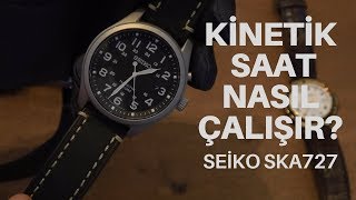 Otomatik vs Kinetik Saat  Seiko Kinetic SKA727P [upl. by Yrrok242]