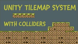 Unity3D 20172 TileMap System Introduction  Platformer with Colliders [upl. by Notxarb]