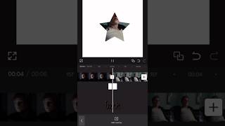 How to do the star transition on CapCut Easy Tutorial capcut [upl. by Tnert]