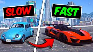 Upgrading From SLOW To FAST Cars In GTA RP [upl. by Ylagam936]