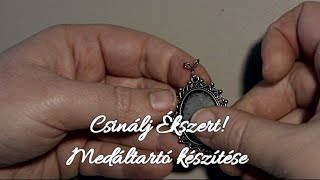 Medáltartó készítése  Csinálj Ékszert Oktató videó [upl. by Eileek]