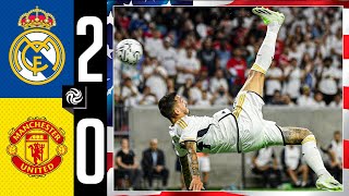 Real Madrid 20 Manchester United  Highlights  Houston [upl. by Oicaroh]