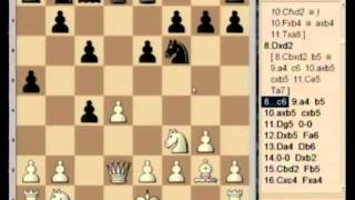 Kramnik  Topalov World Championship Match 1 Ouverture catalane 2006 [upl. by Daffodil]