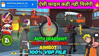 Free Fire Auto Headshot Config File🎯🌠 Macro Aimbot  No Recoil Regedit ‼️ Antiban VIP Script 👽🔥 [upl. by Gnilhsa]