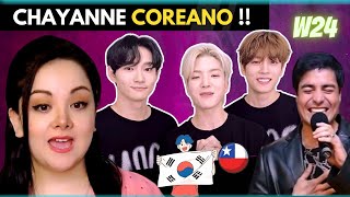 COREANOS Cantan en ESPAÑOL W24 더블유 24 l Vocal Coach Reacts amp Analysis Pao Carolina Soprano [upl. by Lavina560]