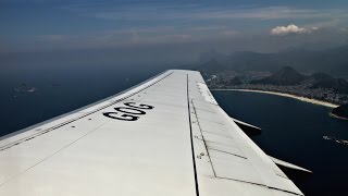 GOL Linhas Aéreas Inteligentes Flight Experience G31707 Rio de Janeiro to São Paulo [upl. by Bain]