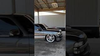 NBS Chevy Silverado Dropped On 26s Billets [upl. by Sidoeht]