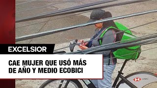 Cae mujer que usó más de año y medio ecobici que robó en BJ [upl. by Eninotna790]