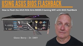 How To Flash the BIOS on an ASUS ROG Strix B650EF Gaming WiFi Motherboard Using BIOS FlashBack [upl. by Suravart]