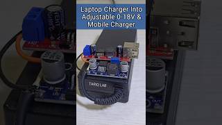 Laptop Charger Into Adjustable Power Supply [upl. by Divd]