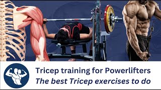 TRICEP TRAINING FOR POWERLIFTERS [upl. by Atteuqahc478]