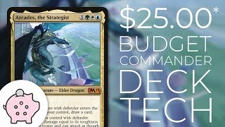 Arcades the Strategist  EDH Budget Deck Tech 25  Magic the Gathering  Commander [upl. by Romaine]