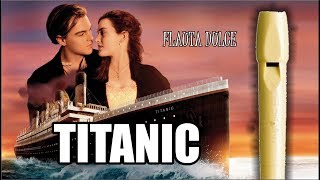 TITANIC en flauta dulce con notas [upl. by Eidaj]