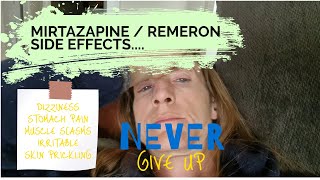 Remeron  Mirtazapine Side Effects and MASSIVE Withdrawal Side Effects [upl. by Gwenora]