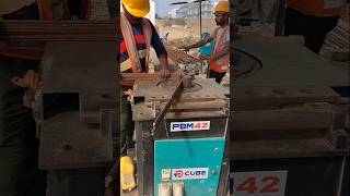 bar bending on machineconstruction civilwork prasenjit5shortsviral shortsvideo shorts [upl. by Lowery211]