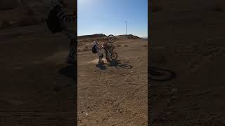 😜I always wanted to learn to wheelie Pls share any tips to make this easier for me 🙏 dirtbike [upl. by Portingale]