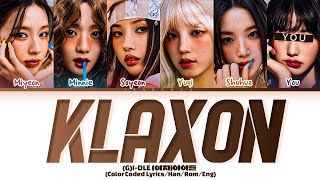 KARAOKEGIDLE quotKlaxonquot 6 Members LyricsYou As A Member [upl. by Sparke]