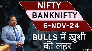 Nifty Prediction and Bank Nifty Analysis for Wednesday  6 November 24  Bank NIFTY Tomorrow [upl. by Oemor]