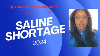 Saline Shortage 2024 [upl. by Lanrev]