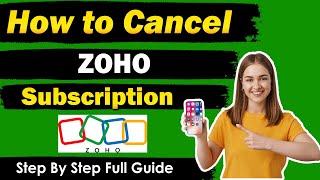 How To Cancel Zoho Subscription amp free trial  Cancel Zoho free trial [upl. by Treve321]