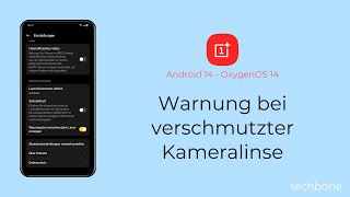 Warnung bei verschmutzter Kameralinse einausschalten  OnePlus Android 14  OxygenOS 14 [upl. by Wittie]