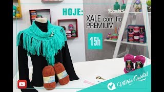 Aprenda a fazer um Xale com Vitória Quintal YouTube [upl. by Okiron993]