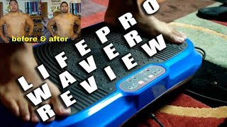 Lifepro Waver Vibration Plate Review  15 day challenge [upl. by Razaile]