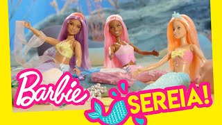 Quem quer ser SEREIA com a BARBIE 💚🧜‍♀️ Barbie Dublado Em Português [upl. by Celestine]