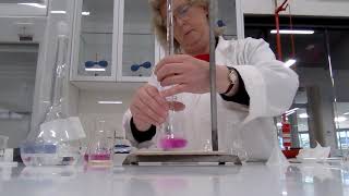 Titration of vinegar solution with NaOH [upl. by Aivuy238]