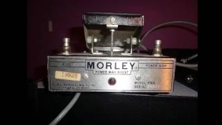 Morley Telray Power Wah Boost on bass [upl. by Ronny423]