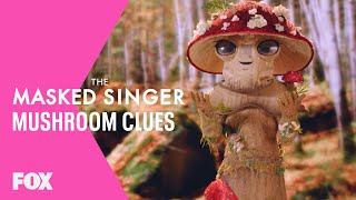 The Clues Mushroom  Season 4 Ep 10  THE MASKED SINGER [upl. by Noskcaj83]