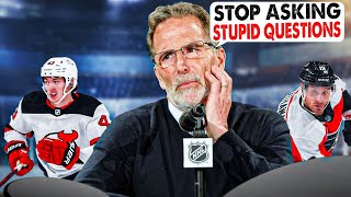 NHL Stars Shutting Down Disrespectful Interviewers [upl. by Furmark176]