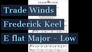 Trade Winds Piano Accompaniment Three SaltWater Ballads Keel Karaoke Low Voice [upl. by Maillil903]