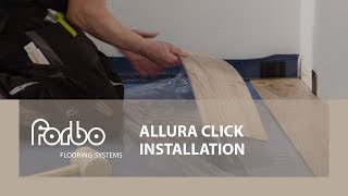 Allura Click installation  Forbo Flooring Systems [upl. by Tolkan]