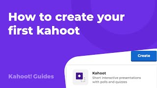 How to create your first kahoot [upl. by Norbie694]