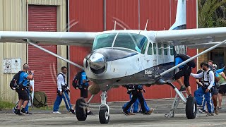 Beautiful Turbine Sound Cessna 208B Grand Caravan for Skydive [upl. by Corrina]