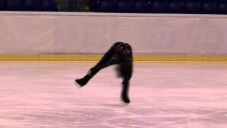 18 Taichiro YAMAKUMA JPN  ISU JGP Kosice 2013 Junior Men Short Program [upl. by Aohsoj]