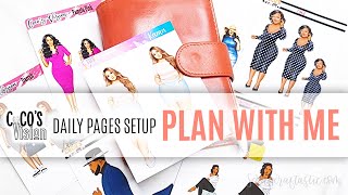 How To Decorate a Week in a Walmart Daily Planner Plan With Me [upl. by Allesor987]