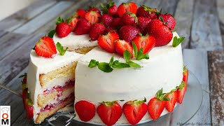 Торт «КЛУБНИЧНЫЙ РАЙ» Приготовьте обязательно  Strawberry Cake [upl. by Shepperd]