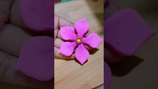 How to make flower using superclay clayclay diy claylove superclay satisfying flowers shorts [upl. by Arral]