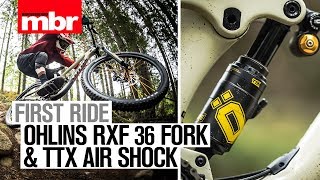 Öhlins RFX 36 Fork amp TTX Air Shock  First Ride  Mountain Bike Rider [upl. by Kaplan]