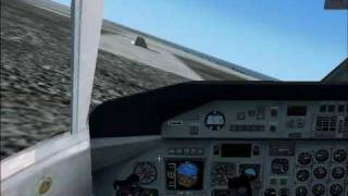 FSX Dash 8 Air Canada Jazz CYZV Sept iles [upl. by Isaac]