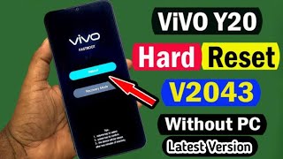 Vivo Y20 Hard Reset Lock Screen Pattern Unlock without Pc Full Guide [upl. by Ahsenhoj]