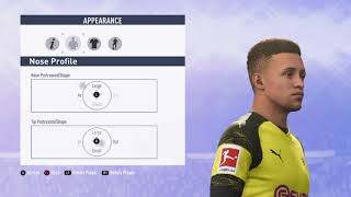 Jadon Sancho fifa 19 pro clubs look alike tutorial [upl. by Adehsar232]